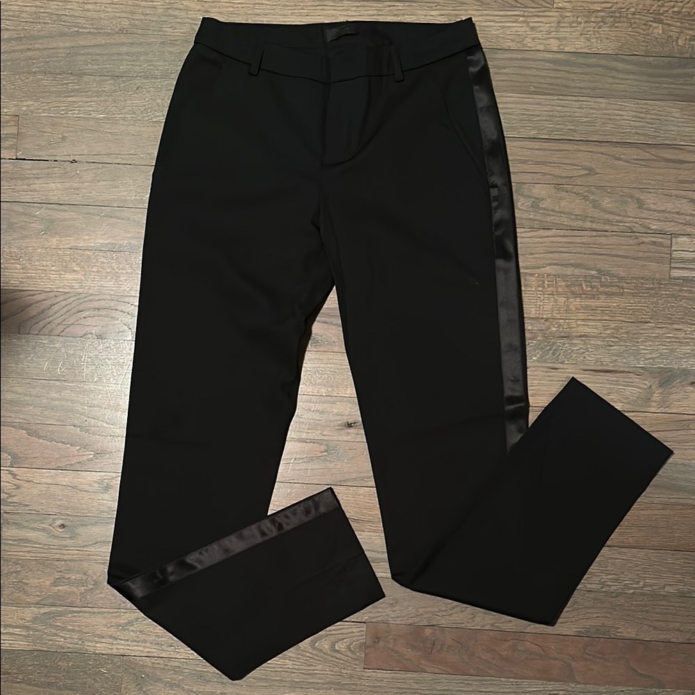 Ikks Black Pants with Satin Detail